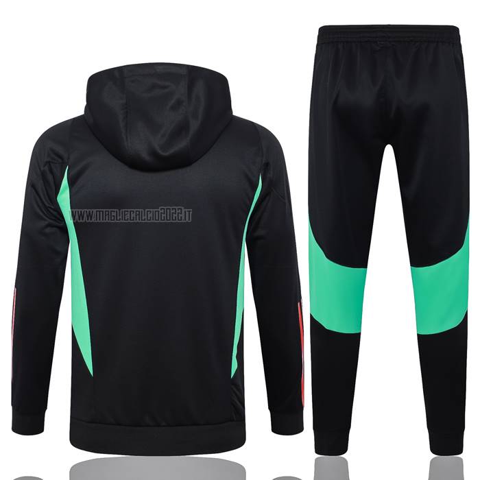 Tuta da Track de Felpa del Manchester United 2023-2024 Nero y Rosso